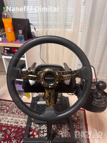 Logitech G25 + shifter , снимка 4 - Джойстици и геймпадове - 54863264