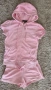 Juicy couture - розов плюшен сет XS/S, снимка 5