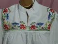 М Рокля, риза с мотиви от българска носия и раничка , снимка 6