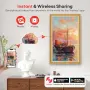 Дигитална фоторамка BIGASUO 15.6 64GB WiFi, снимка 5