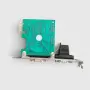 PCI Express RS232 карта с 2 COM порта DB9 – PCIe Serial Port адаптер за компютър, снимка 5