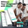 Runstar Smart Везни за телесно тегло, процент мазнини, високопрецизна дигитална везна за тяло , снимка 4