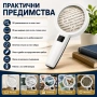 Увеличителна стъклена ръчна лупа с LED осветление дръжка за четене на книга вестник 5X увеличение, снимка 2