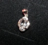 925 Сребърно колие с морганит 7х5мм, снимка 4