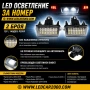 LED плафони за номер Toyota – 42 SMD | Без грешки | Plug&Play (2 бр.), снимка 2