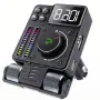 Автомобилен FM предавател и FM трансмитер Bluetooth 5.3 с PD 30W бързо зареждане, Hi-Fi звук и Hands, снимка 1