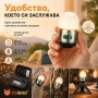 Мощна къмпинг лампа осветление LED фенер за палатка туризъм рибов, снимка 3