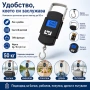Точен електронен ръчен кантар за самолетен багаж куфари риболов тегло, снимка 5
