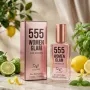 Технически характеристики на Свеж и дълготраен дамски парфюм 555 Women Glam - цитрусова енергия , снимка 1