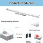 LED лампа, 50 см, с датчик за движение, снимка 1