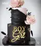 5 вида Boy Or Girl gender момче или момиче парти за пол на бебе бебето бебешко парти топер торта, снимка 10