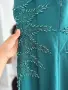 Луксозна официална дълга рокля S/M с дантела и камъни., снимка 3