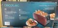 Вертикален тостер CECOTEC Toastin' Time 1500, 2 слота, 4 филийки, червен, 800 W, снимка 2