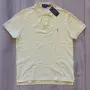 НОВА оригинална жълта тениска с яка POLO RALPH LAUREN custom slim fit размер M от САЩ, снимка 5