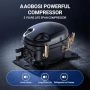 AAOBOSI 58L компресорен хладилник -20°C USB, снимка 10