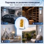 Безжичен дигитален термометър и влагомер с външен сензор и LCD дисплей, снимка 9