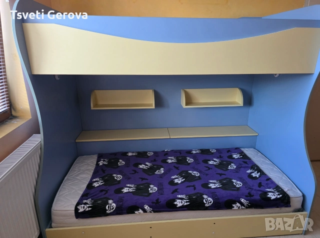 Детско двуетажно легло, снимка 3 - Мебели за детската стая - 54990408