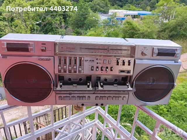 радио касетофон sharp GF-575, снимка 13 - Радиокасетофони, транзистори - 54910034