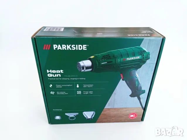 PARKSIDE HEAT GUN Професионален пистолет за горещ въздух чисто нов продукт в оригинална опаковка 