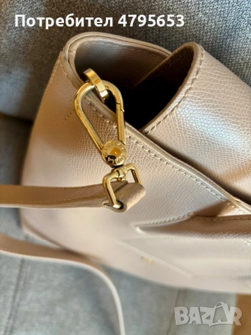 Чанта Furla, бежова, голяма, много лека, в отлично състояния, снимка 3 - Чанти - 54764082