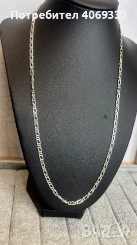 Сребърен синджир 925 54см , снимка 5 - Колиета, медальони, синджири - 54366772