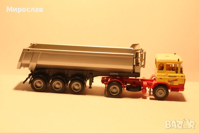 HERPA H0 1/87 DAF ГОНДОЛА РЕМАРКЕ САМОСВАЛ КАМИОН МОДЕЛ, снимка 5 - Колекции - 55077696