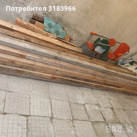 сух дървен материал греди 4 метра 8 х 6 , снимка 5 - Други - 54168299