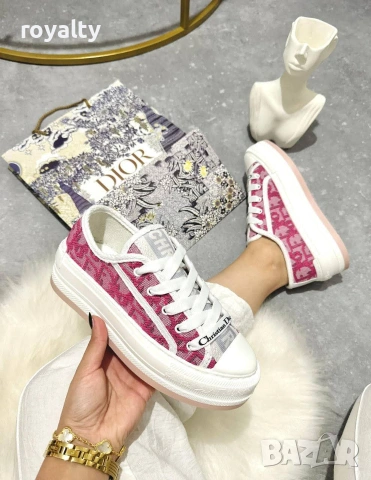 Dior Oblique Нови Дамски Маратонки Диор с Кутия 