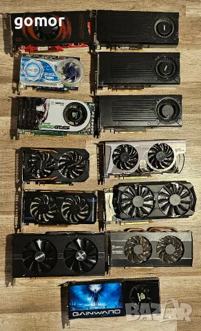 13 видеокарти NVIDIA и AMD – MSI, Gainward, XFX, Sapphire, Gigabyte, HIS