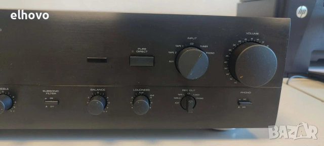 Стерео усилвател Yamaha AX-570, снимка 4 - Ресийвъри, усилватели, смесителни пултове - 54301971