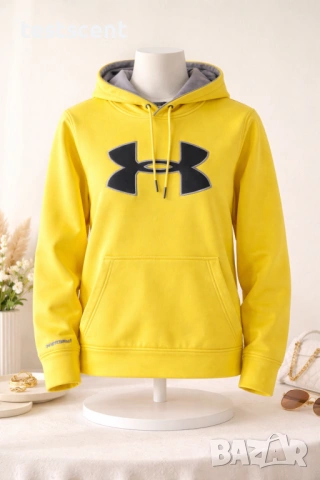 Мъжки суичър Under Armour Storm1 Hoodie XL (Лимитиран / Discontinued модел) ярко жълт Xlarge