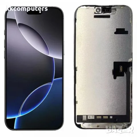 DD SOFT OLED Съвместим LCD Дисплей за iPhone 16 6.1 + Тъч скрийн / Черен / Баркод : 484542