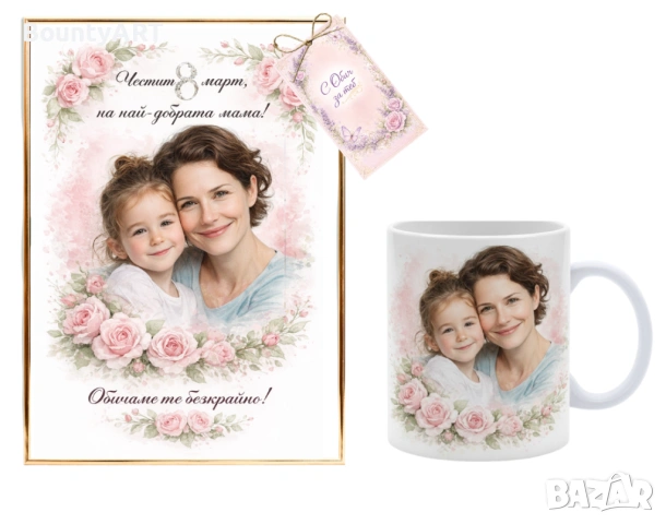 Персонализирани Арт подаръци за мама, снимка 6 - Подаръци за рожден ден - 54257108