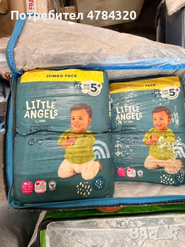 Оригинални Pampers и Little Angels пелени и гащички Внос UK- различни видове, много добра цена, снимка 7 - Пелени, памперси - 54525621