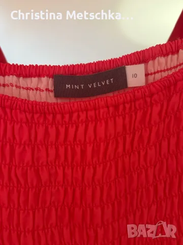 Нова. Прекрасна оригинална рокля на Mint Velvet. Размер М , снимка 2 - Рокли - 55275809