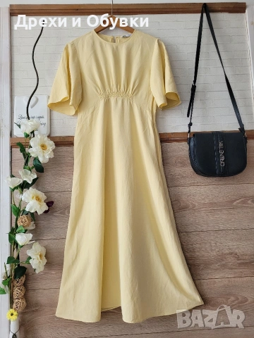 Жълта лятна рокля Zara 