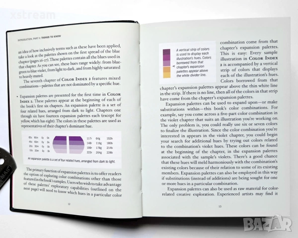 Color Index 2: Over 1500 New Color Combinations Визуален каталог Графичен Дизаин Теория на Цветовете, снимка 5 - Специализирана литература - 55208070