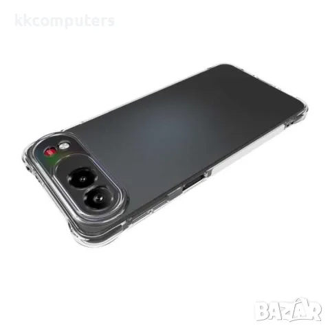 За ZTE nubia Air Pro Удароустойчив TPU Калъф със Скрийн Протектор – Прозрачен, снимка 3 - Калъфи, кейсове - 55376493