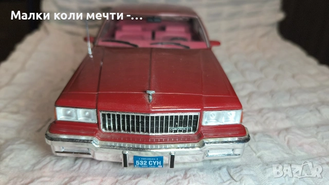 Метална кола Chevrolet Caprice - 1985 г ,мащаб 1:18, снимка 6 - Колекции - 54413854
