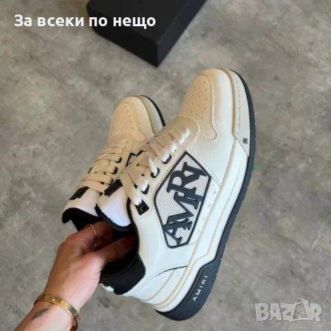 Amiri Classic Low "White/Black" Дамски Маратонки👟Мъжки Маратонки Код ch48, снимка 5 - Маратонки - 55417006