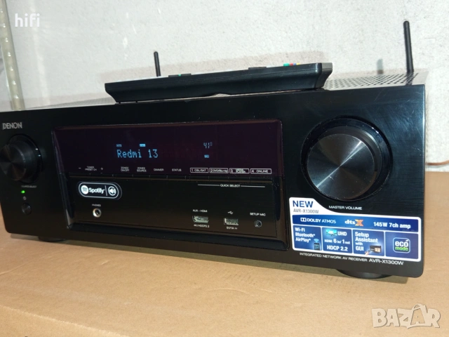 7.2 ресивър Denon AVR-X1300W, снимка 3 - Ресийвъри, усилватели, смесителни пултове - 54635146