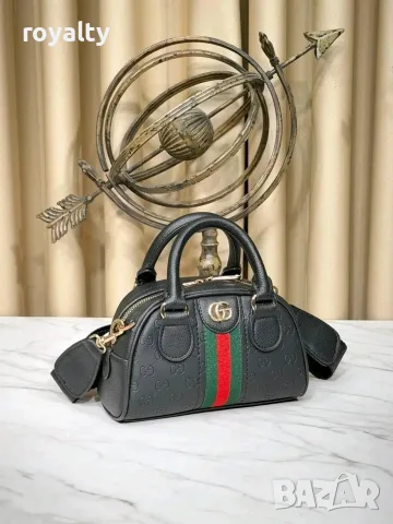Gucci Нова Дамска Кожена Чанта Гучи Различни Цветове , снимка 7 - Чанти - 55640112