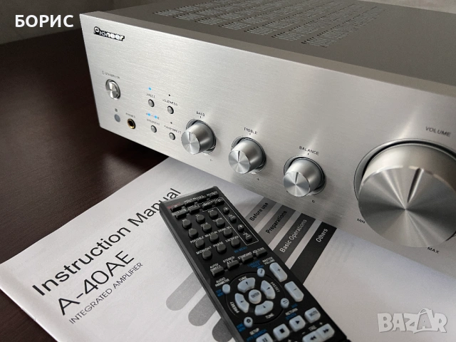 Интегриран усилвател PIONEER A-40AE, снимка 5 - Ресийвъри, усилватели, смесителни пултове - 53350312