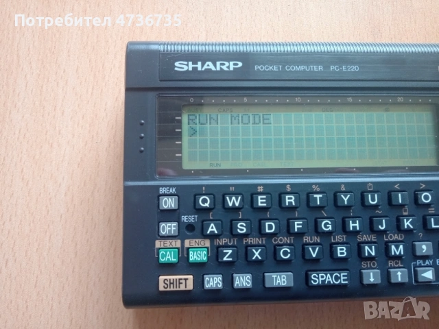 Джобен компютър Sharp PC-E220, снимка 2 - Лаптопи за работа - 54376288