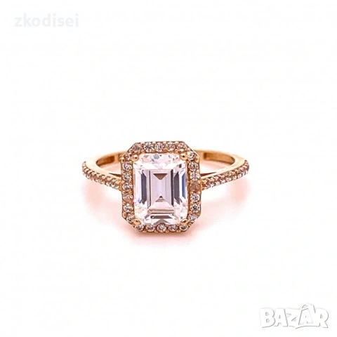 Златен дамски пръстен 2,69гр. размер:53 14кр. проба:585 модел:37714-5