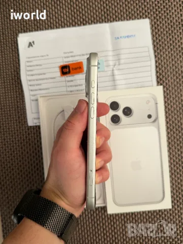 НОВ🔥 512GB❗️24М ГАР.❗️⚠️ iPhone 17 Pro Max Лизинг от 49€/мес Silver - бял сив, снимка 4 - Apple iPhone - 55544074