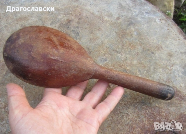 Красиви дървени, рисувани лъжица с дръжка, съд - каче, дървена стара лъжица, снимка 18 - Декорация за дома - 28879534