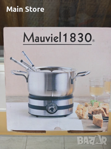 Фондю MAUVIEL 1830 / Неръждаема стомана / За 8 души / Фондю с олио / Сирене / Шоколад