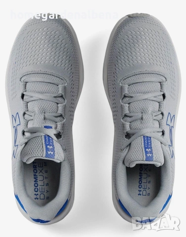 Under Armour Charged Pursuit 3 Big Logo Мъжки маратонки Grey/Blue 42-42.5, снимка 5 - Маратонки - 54483979