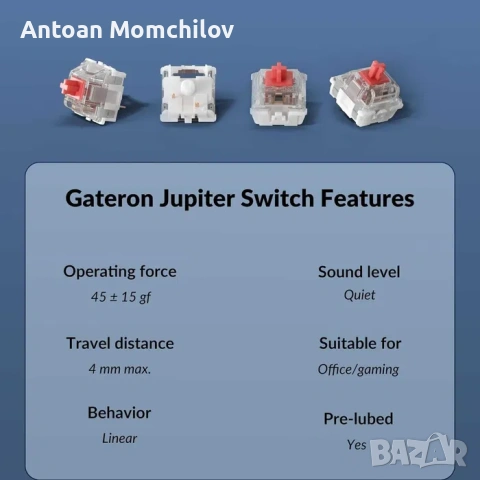 Механична клавиатура Keychron V1 Max 75% RGB, снимка 6 - Клавиатури и мишки - 54823910